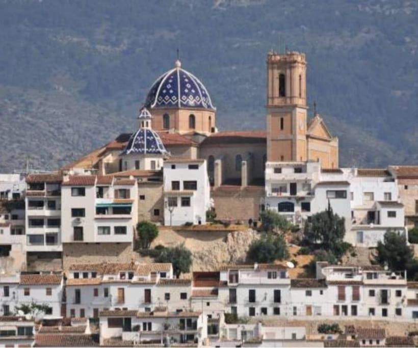 Atico-Duplex Con Vistas Al Mar Y Casco Antiguo En Altea Apartment Bagian luar foto